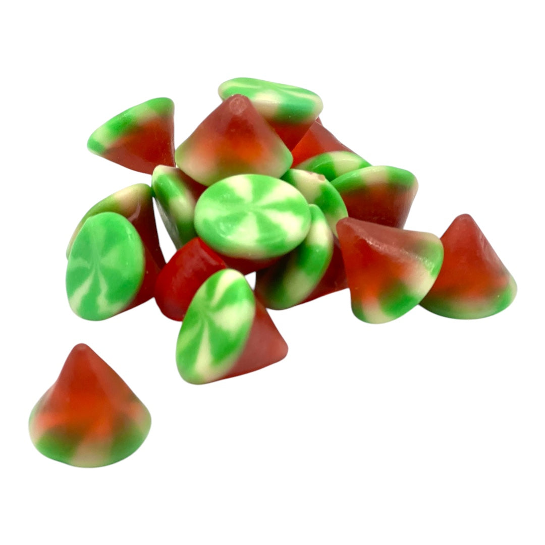 Melon Filled Twisted Cones