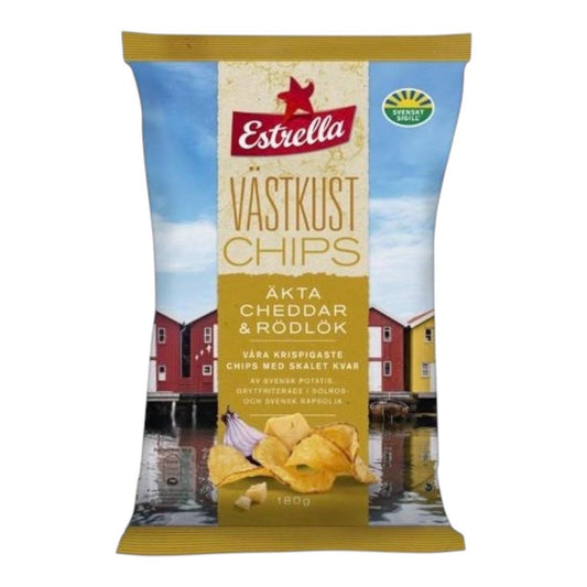 Västkust chips Cheddar & Red Onion